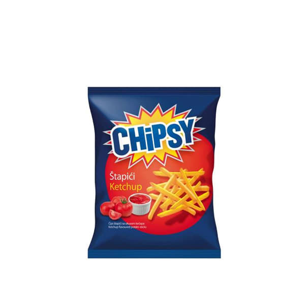 Ketchup potato sticks s